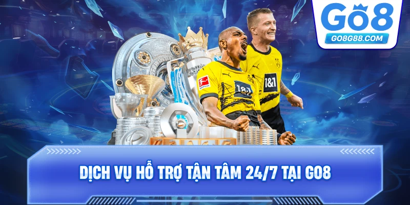 Dịch vụ hỗ trợ tận tâm 24/7 tại Go8.